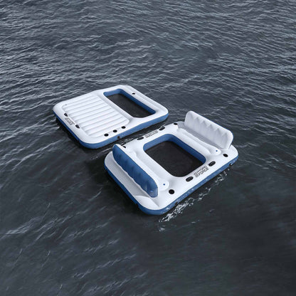 Bestway Hydro-Force Floating Island 2 pcs PVC White and Blue