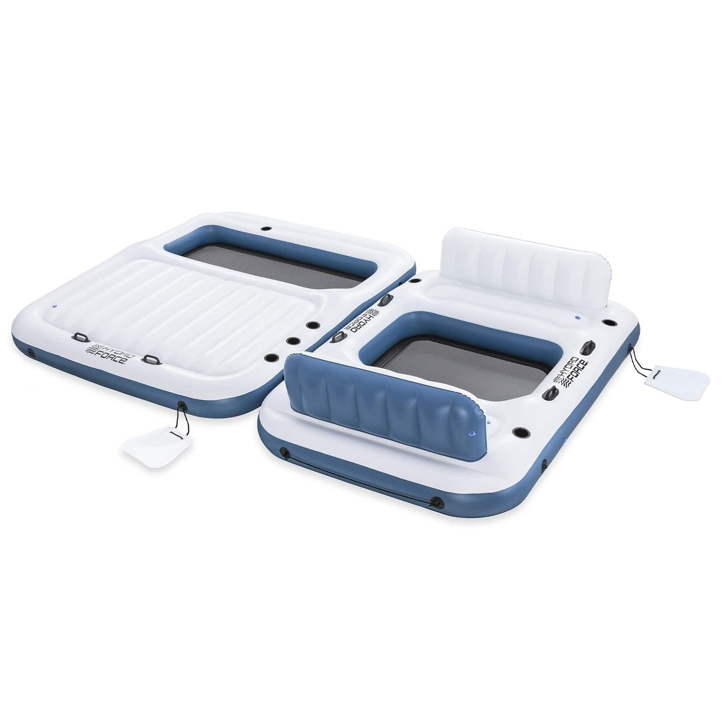 Bestway Hydro-Force Floating Island 2 pcs PVC White and Blue