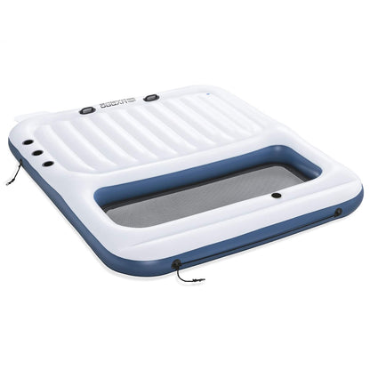 Bestway Hydro-Force Floating Island 2 pcs PVC White and Blue
