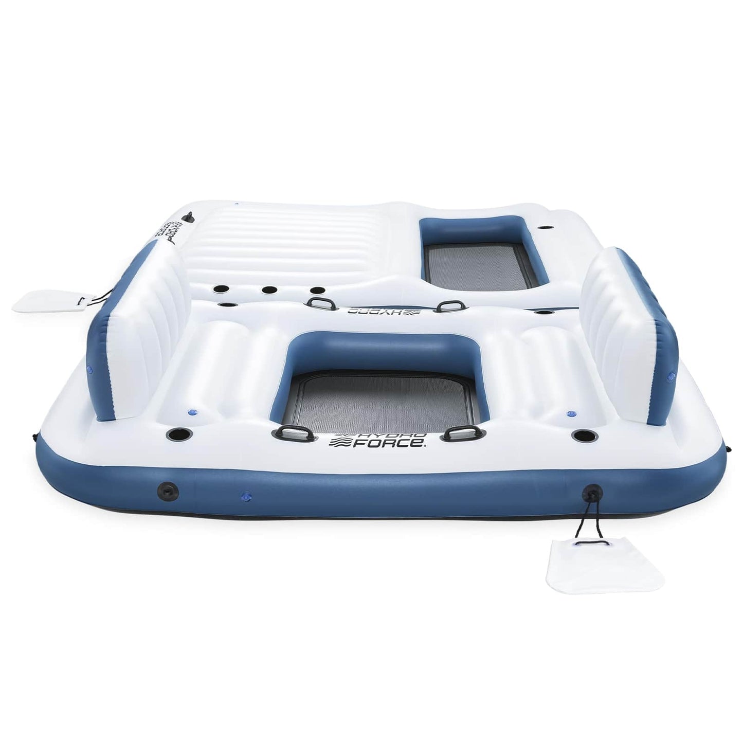 Bestway Hydro-Force Floating Island 2 pcs PVC White and Blue