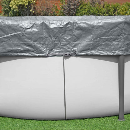 Bestway Pool Cover Ø3.05 m Round Polyester Grey