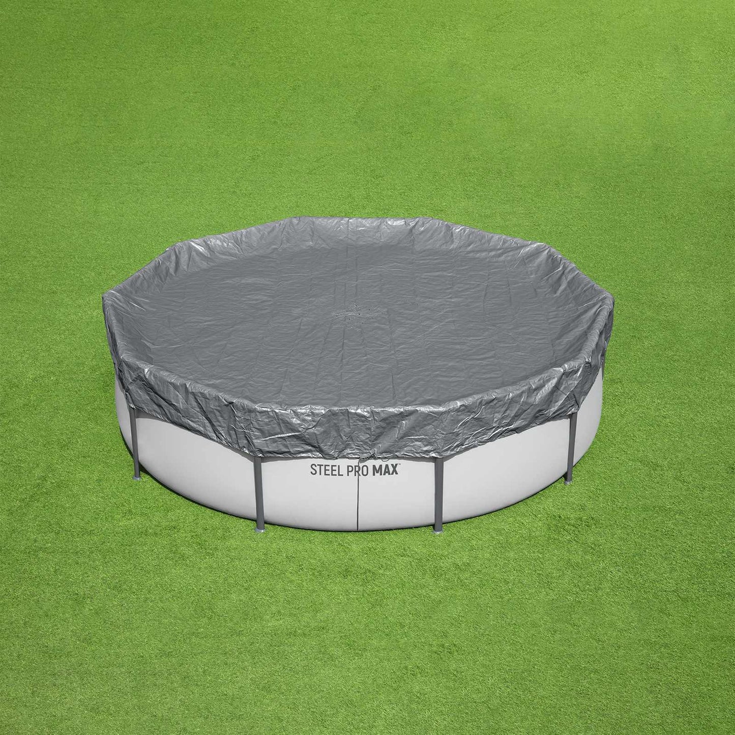 Bestway Pool Cover Ø3.05 m Round Polyester Grey