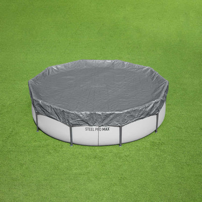 Bestway Pool Cover Ø3.05 m Round Polyester Grey