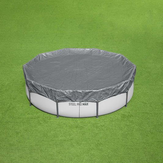 Bestway Pool Cover Ø3.05 m Round Polyester Grey
