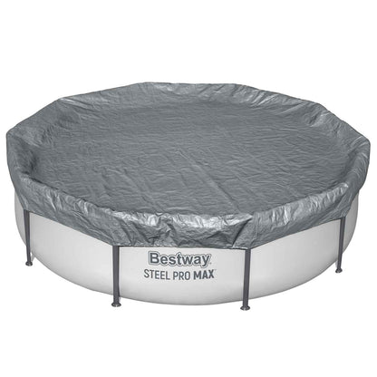 Bestway Pool Cover Ø3.05 m Round Polyester Grey