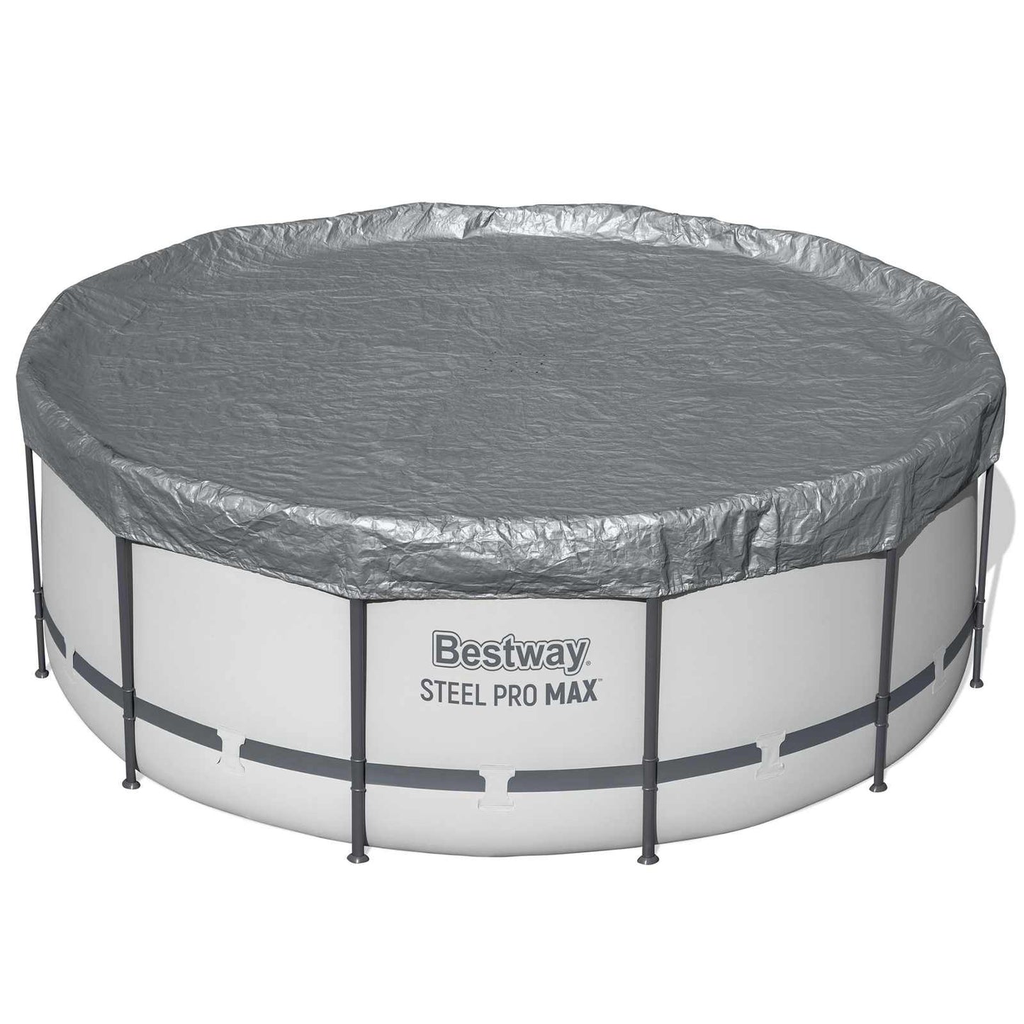 Bestway Pool Cover Ø3.66 m Round Polyester Grey