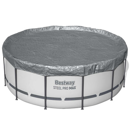 Bestway Pool Cover Ø3.66 m Round Polyester Grey