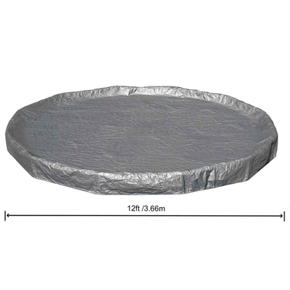 Bestway Pool Cover Ø3.66 m Round Polyester Grey