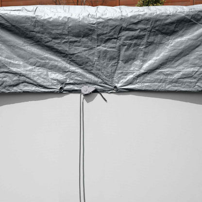 Bestway Pool Cover Ø4.27 m Round Polyester Grey