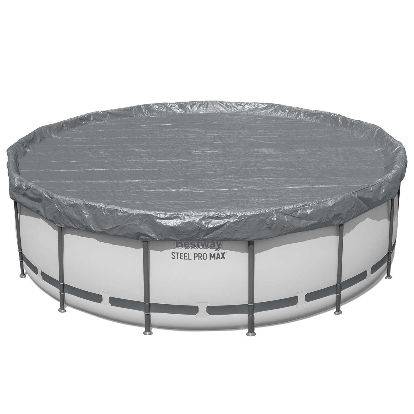 Bestway Pool Cover Ø4.27 m Round Polyester Grey