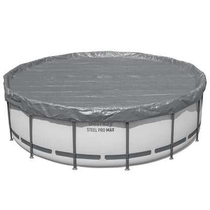 Bestway Pool Cover Ø4.27 m Round Polyester Grey