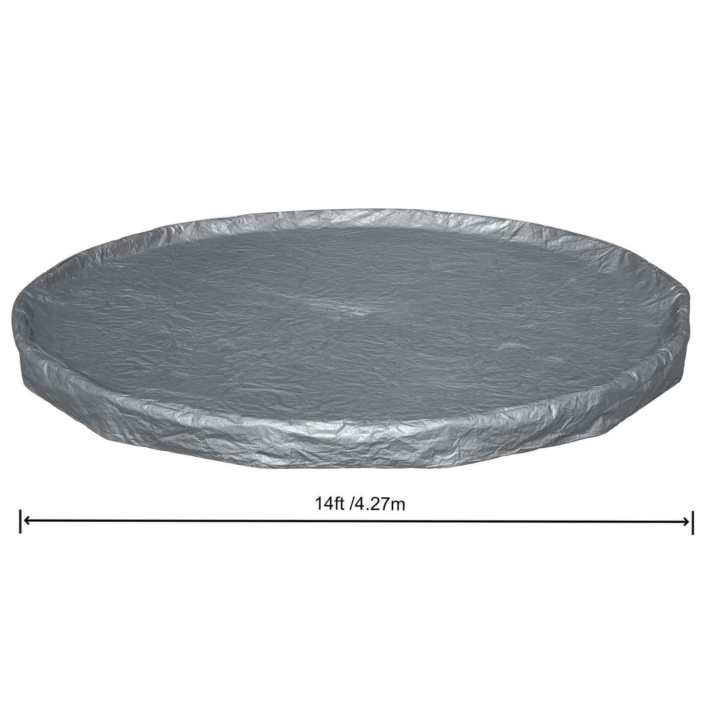 Bestway Pool Cover Ø4.27 m Round Polyester Grey