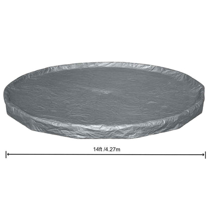 Bestway Pool Cover Ø4.27 m Round Polyester Grey