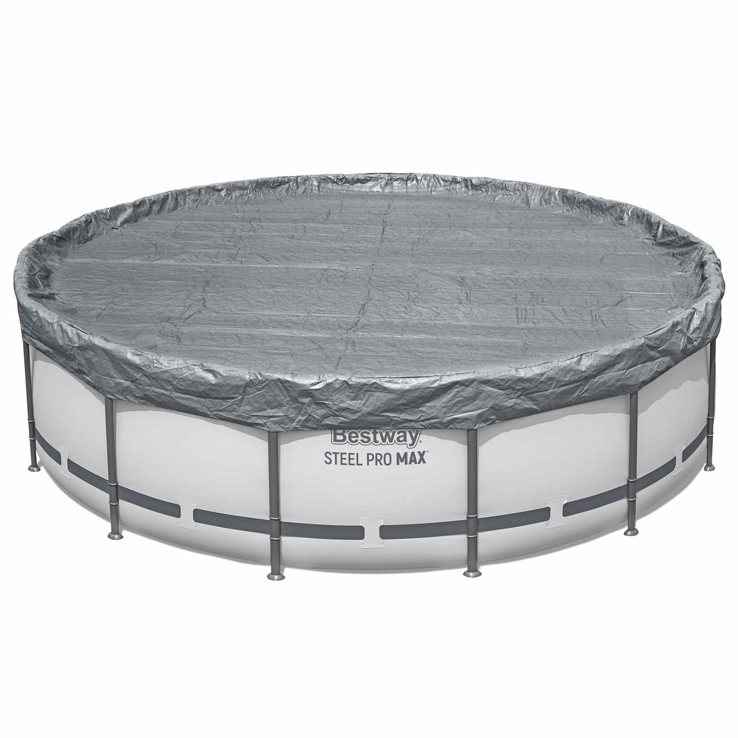 Bestway Pool Cover Ø4.57 m Round Polyester Grey