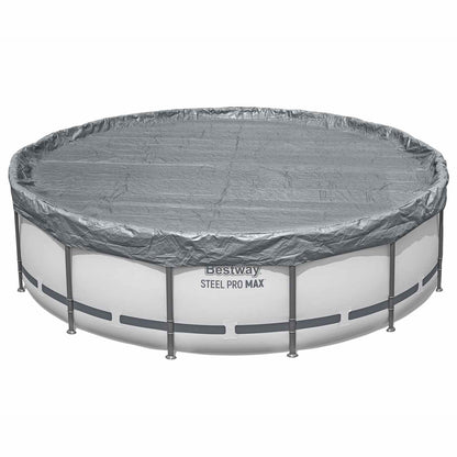 Bestway Pool Cover Ø4.57 m Round Polyester Grey