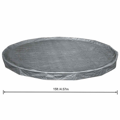 Bestway Pool Cover Ø4.57 m Round Polyester Grey