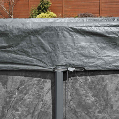Bestway Pool Cover Ø5.49 m Round Polyester Grey