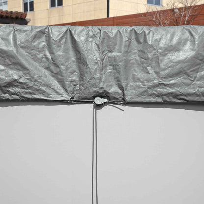 Bestway Pool Cover Ø5.49 m Round Polyester Grey