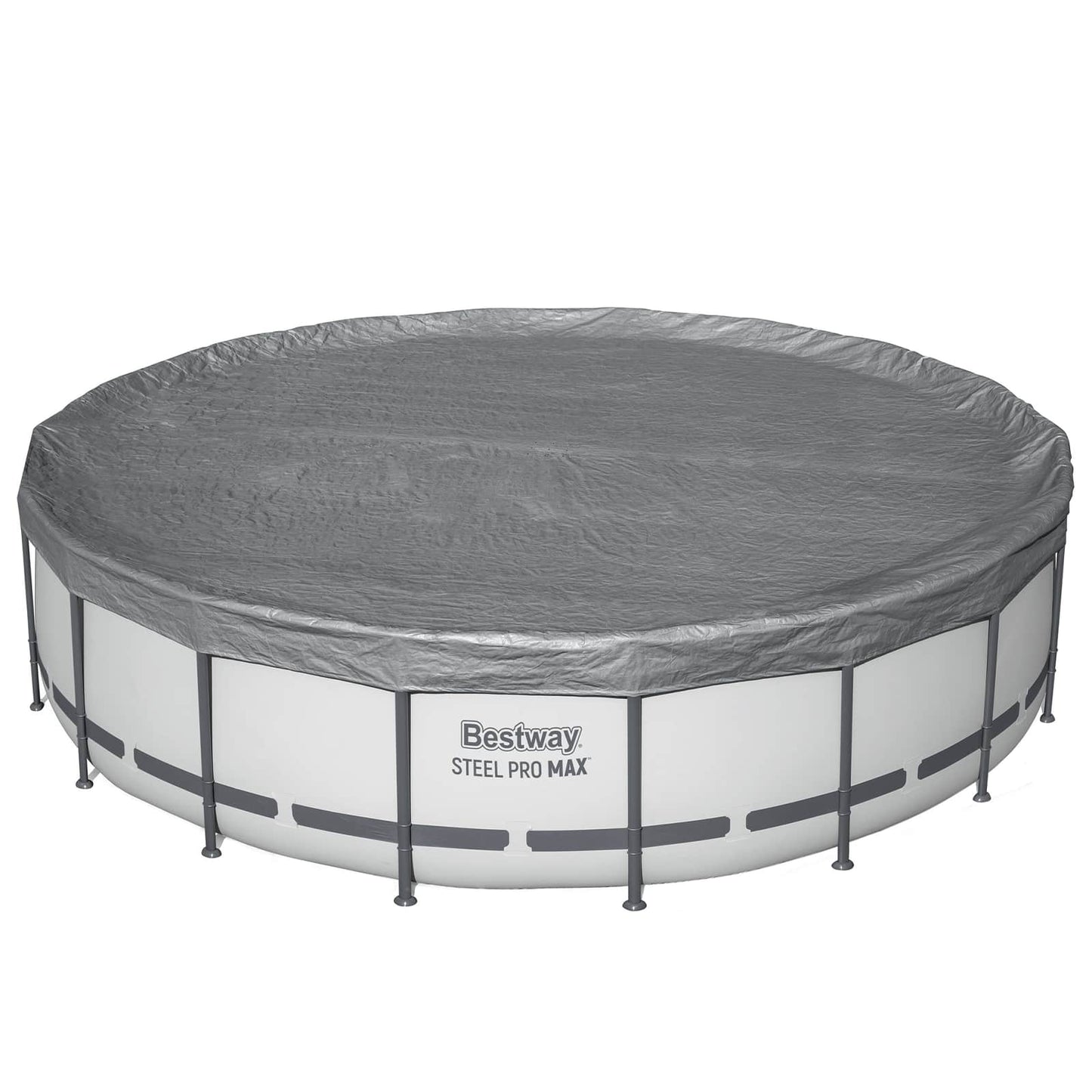 Bestway Pool Cover Ø5.49 m Round Polyester Grey