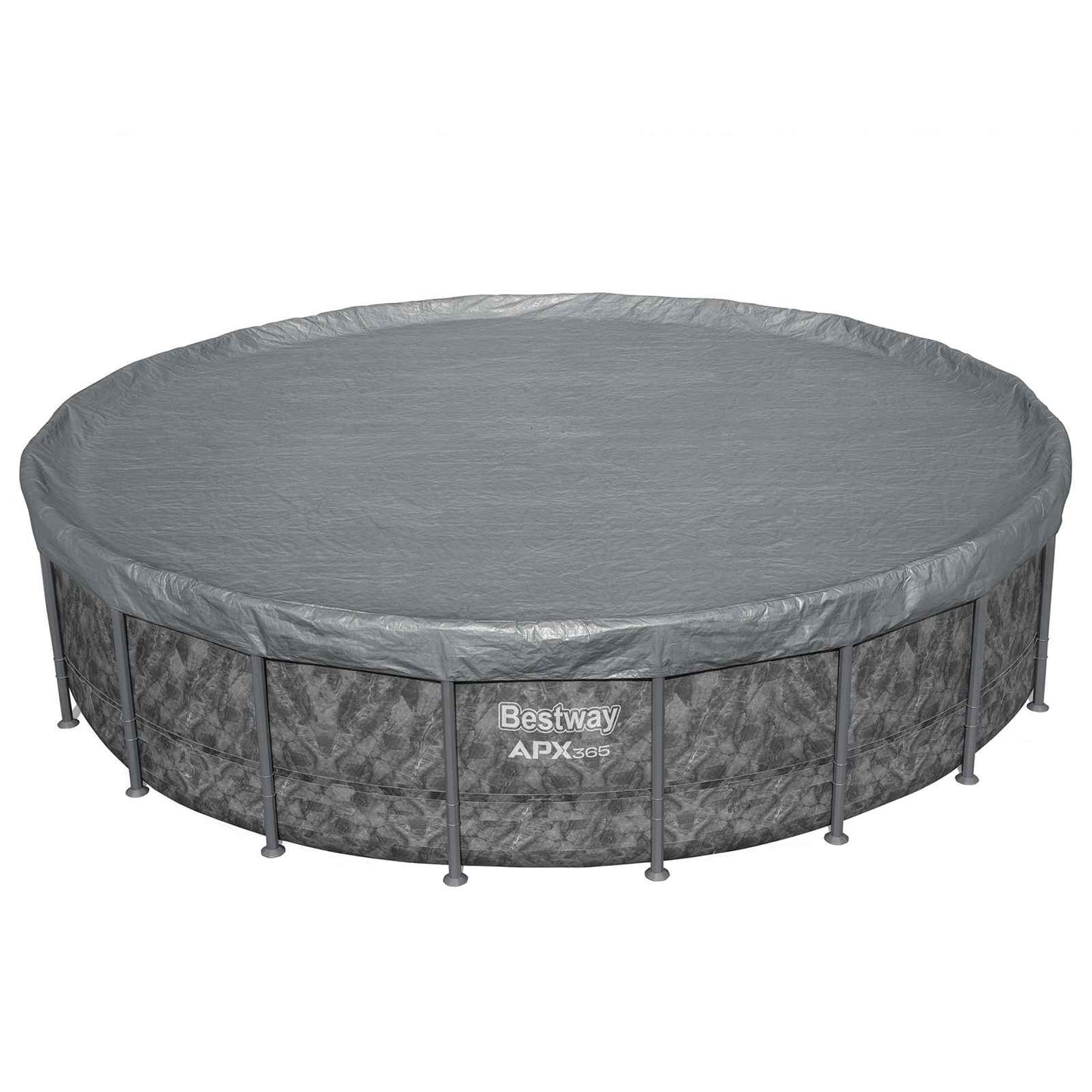 Bestway Pool Cover Ø6.1 m Round Polyester Grey