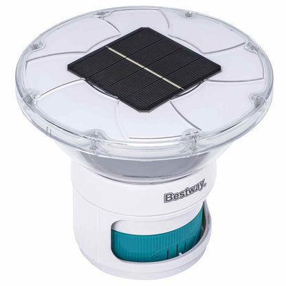 Bestway Floating Solar Light White Ø 7.6 cm PC and ABS