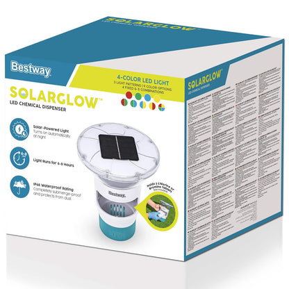 Bestway Floating Solar Light White Ø 7.6 cm PC and ABS