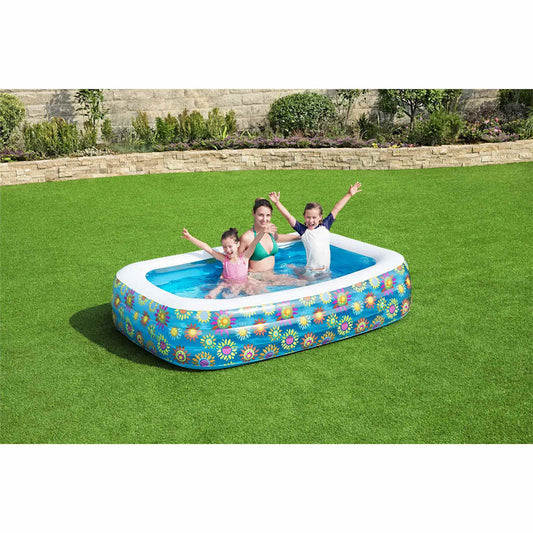 Bestway Inflatable Children’s Paddling Pool Blue 229x152x56 cm