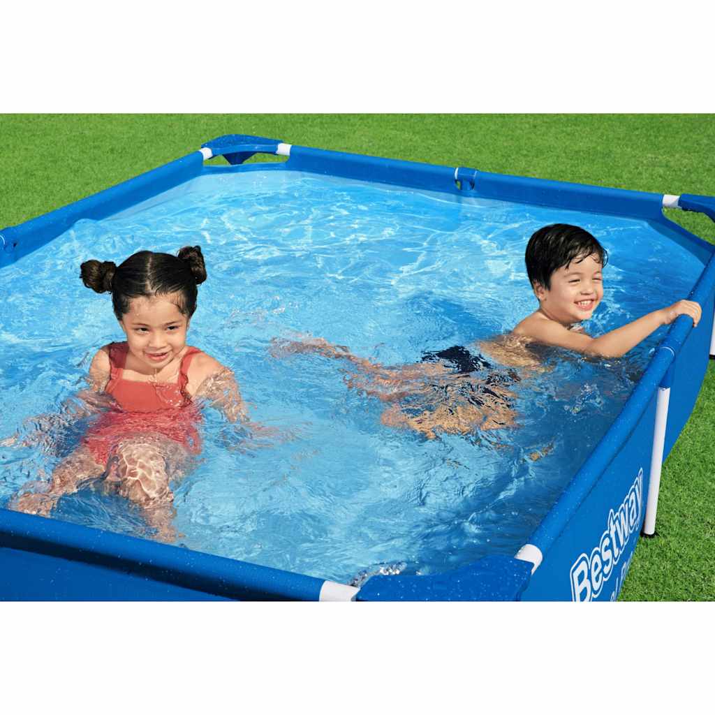 Bestway Steel Frame Paddling Pool 221x150x43 cm