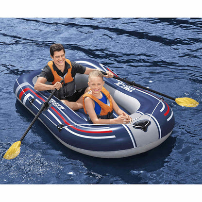 Bestway Hydro-Force Inflatable Boat with Pump and Oars Blue