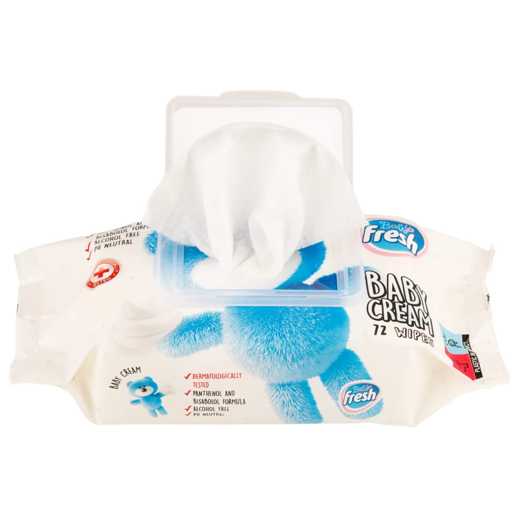 vidaXL Baby Wipes 10 Packs 720 Wipes