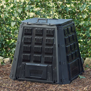 Nature Compost Bin Black 400 L 6071480
