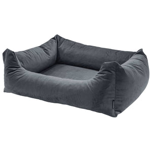 Madison Dog Bed Velvet 120x95x28 cm Grey