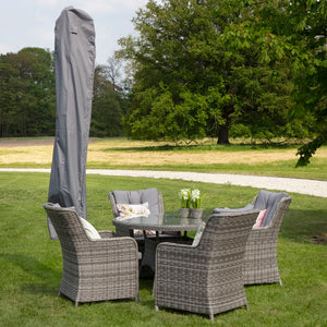 Madison Cover for Standing Parasol 165x25 cm Grey