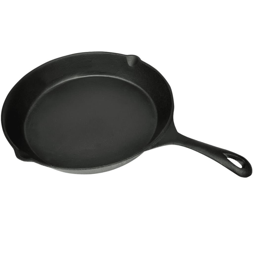 vidaXL Grill Fry Pan Cast Iron 30 cm Round