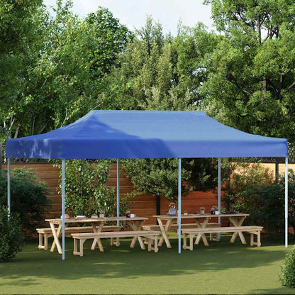 vidaXL Marquee | Blue | Oxford fabric, Powder-coated steel | 3x6 m |  Foldable