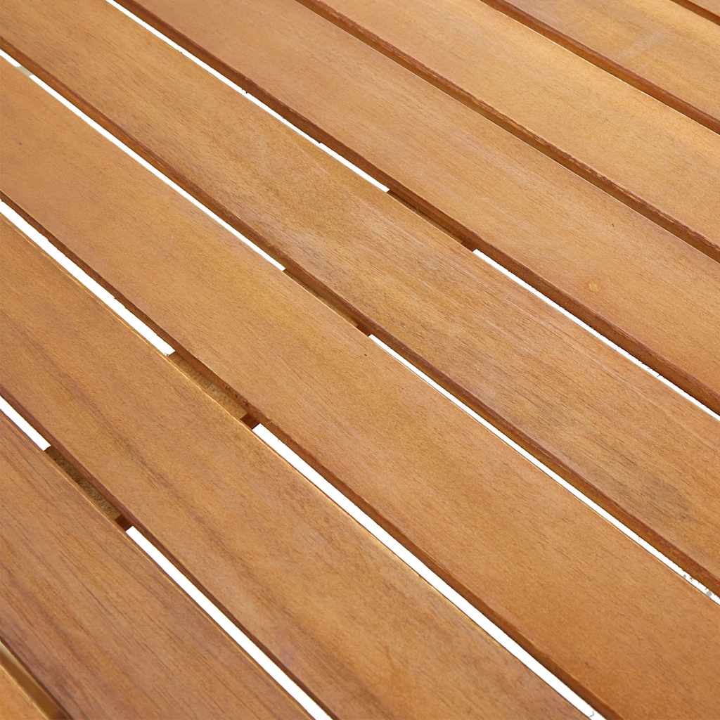 vidaXL Garden Table 140x80x74 cm Solid Acacia Wood