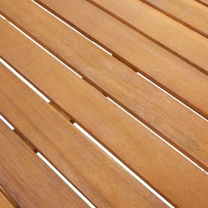 vidaXL Garden Table 140x80x74 cm Solid Acacia Wood