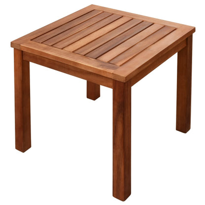 vidaXL Garden Furniture Set | Brown | Acacia wood | 9 piece set | Foldable
