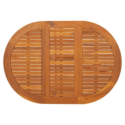 vidaXL Garden Table 130x90x72 cm Solid Acacia Wood