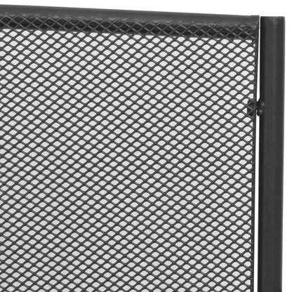 vidaXL Garden Bench | Anthracite | E-coated powder-coated steel | Medium