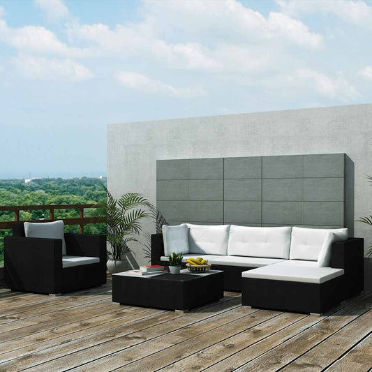 vidaXL Patio Furniture | Black, Cream White