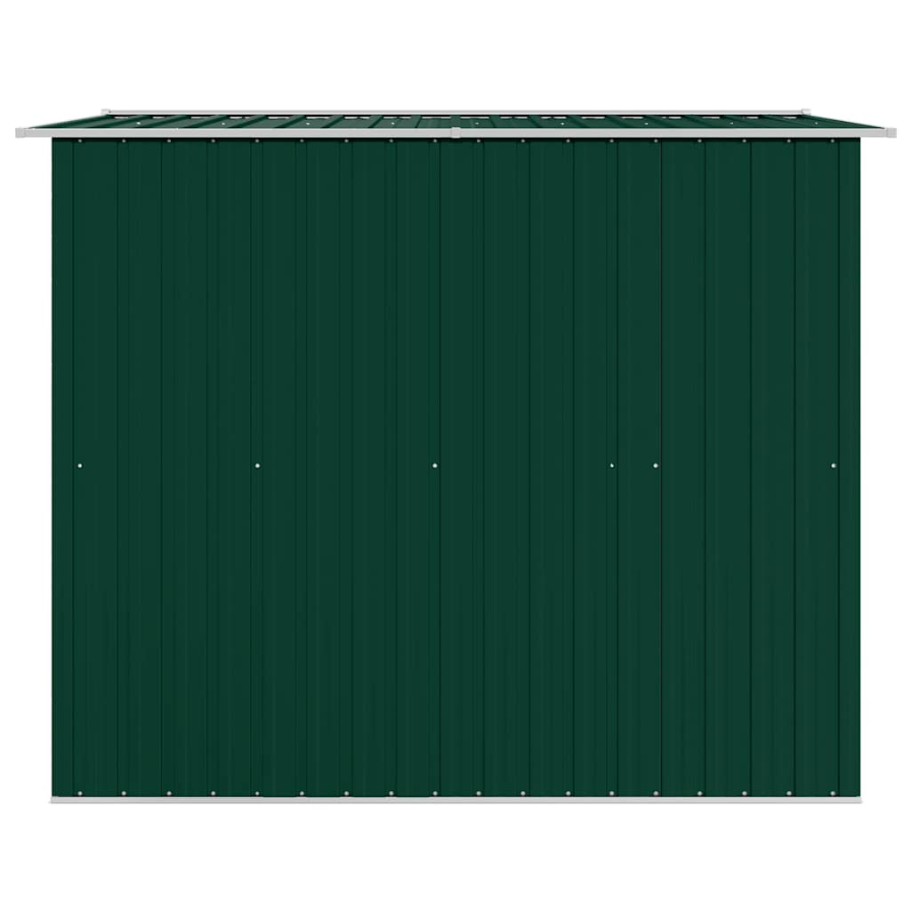 vidaXL Garden Storage Shed Green Metal 257x205x178 cm