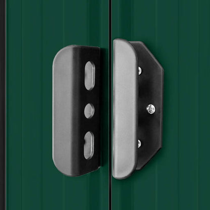 vidaXL Garden Storage Shed Green Metal 257x205x178 cm