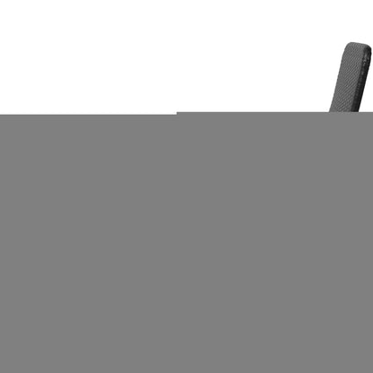 vidaXL Sun Lounger | Black | PE rattan, Powder-coated steel | Standard