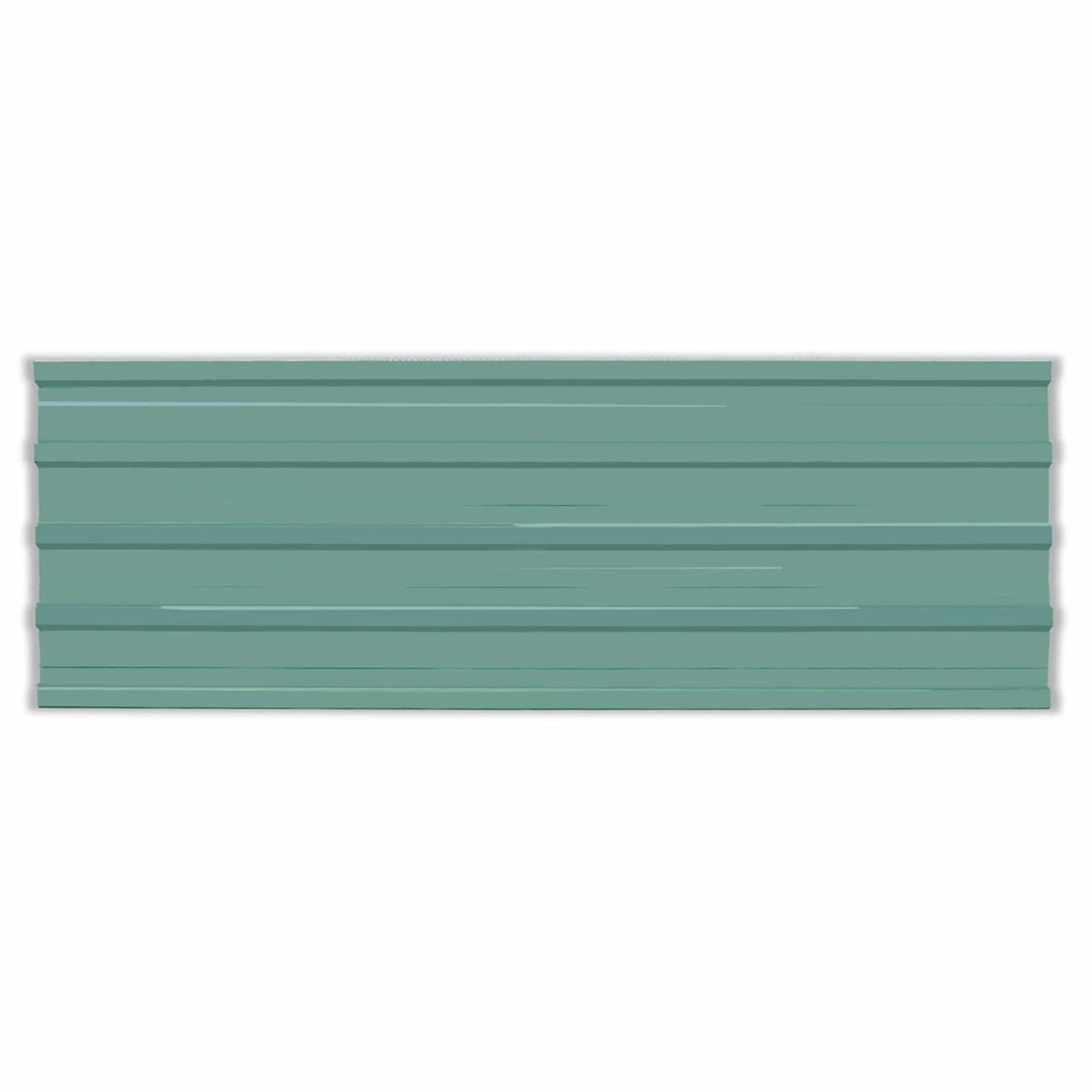 vidaXL Roof Panel 12 pcs Green 129 x 45 cm Galvanised steel