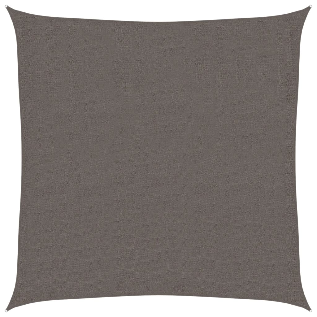 vidaXL Sunshade Sail HDPE Square 2x2 m Anthracite