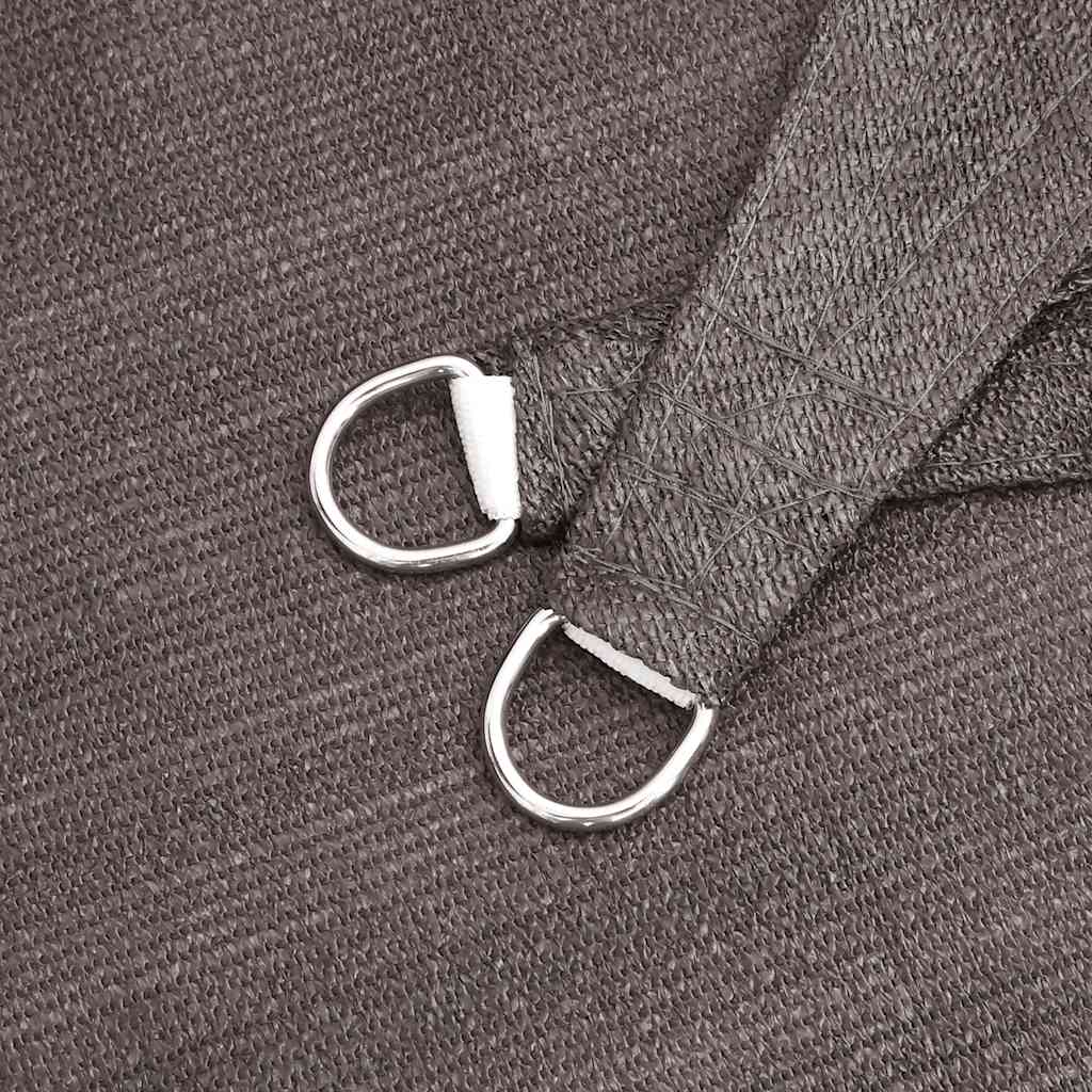 vidaXL Sunshade Sail HDPE Square 2x2 m Anthracite