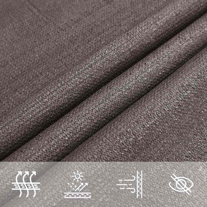 vidaXL Sunshade Sail HDPE Square 2x2 m Anthracite
