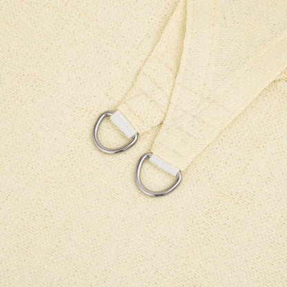 vidaXL Sunshade Sail HDPE Square 2x2 m Cream