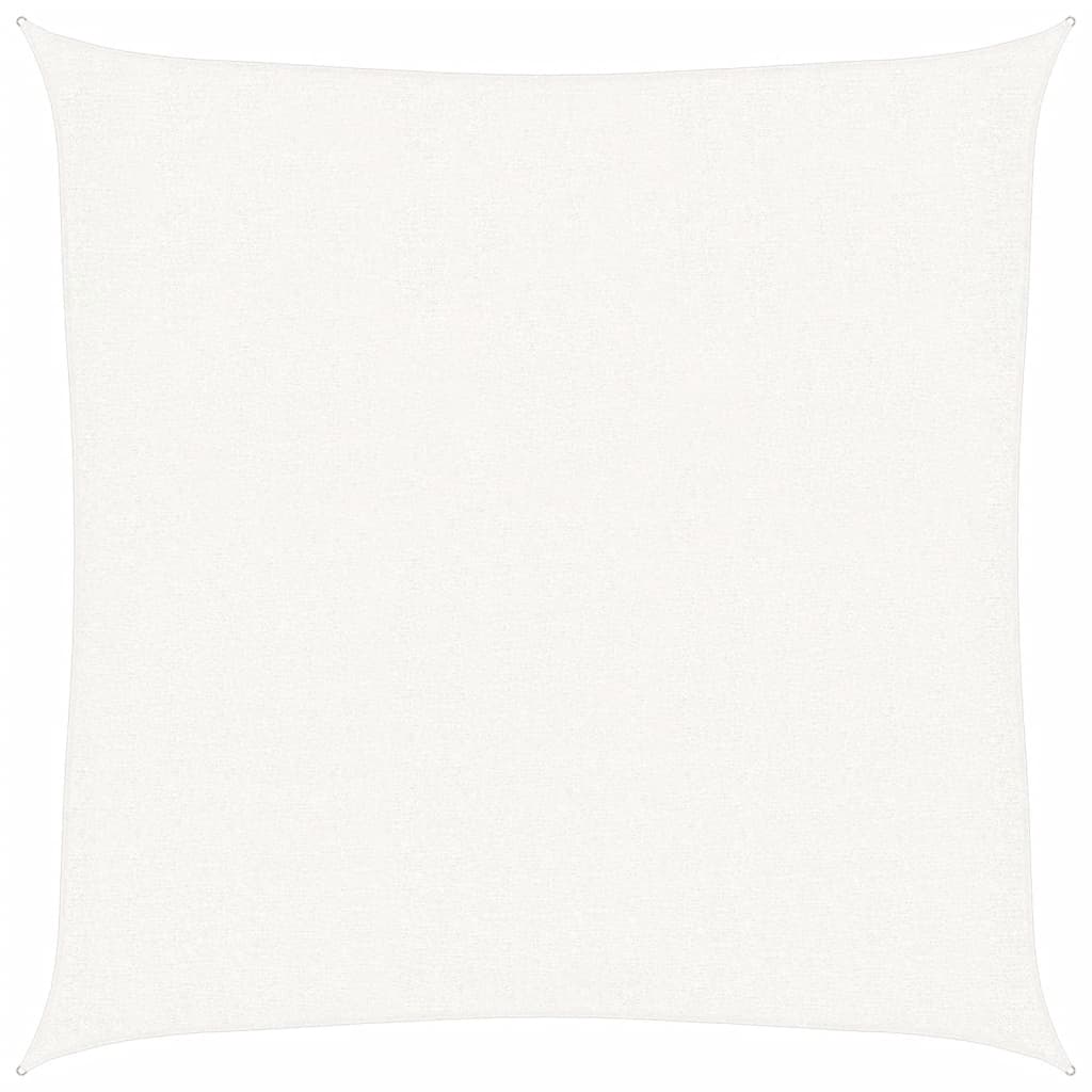 vidaXL Sunshade Sail HDPE Square 2x2 m White